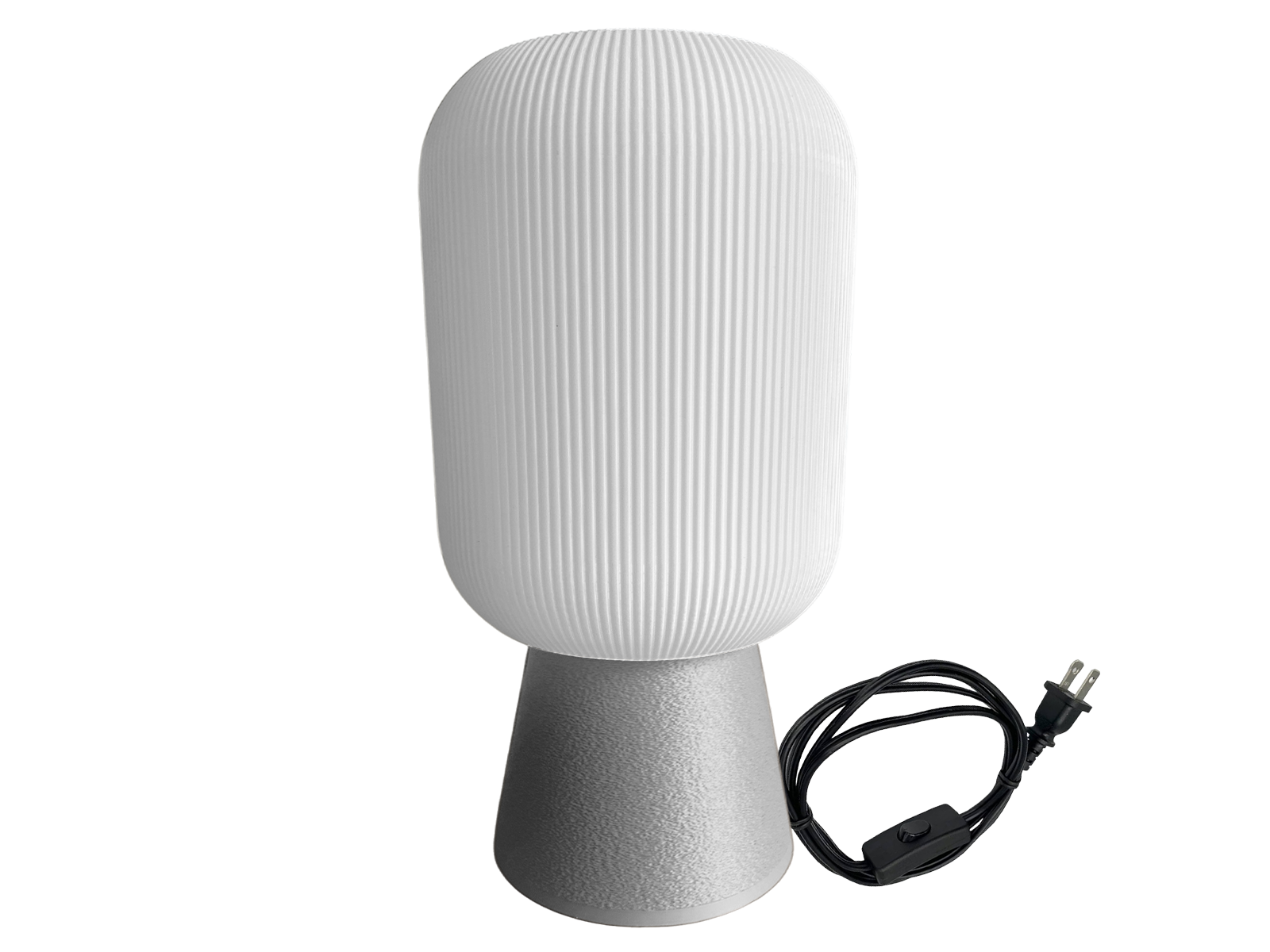 Lampara de Mesa Lumo Pantalla Blanca Dapa Home #Color_Gris