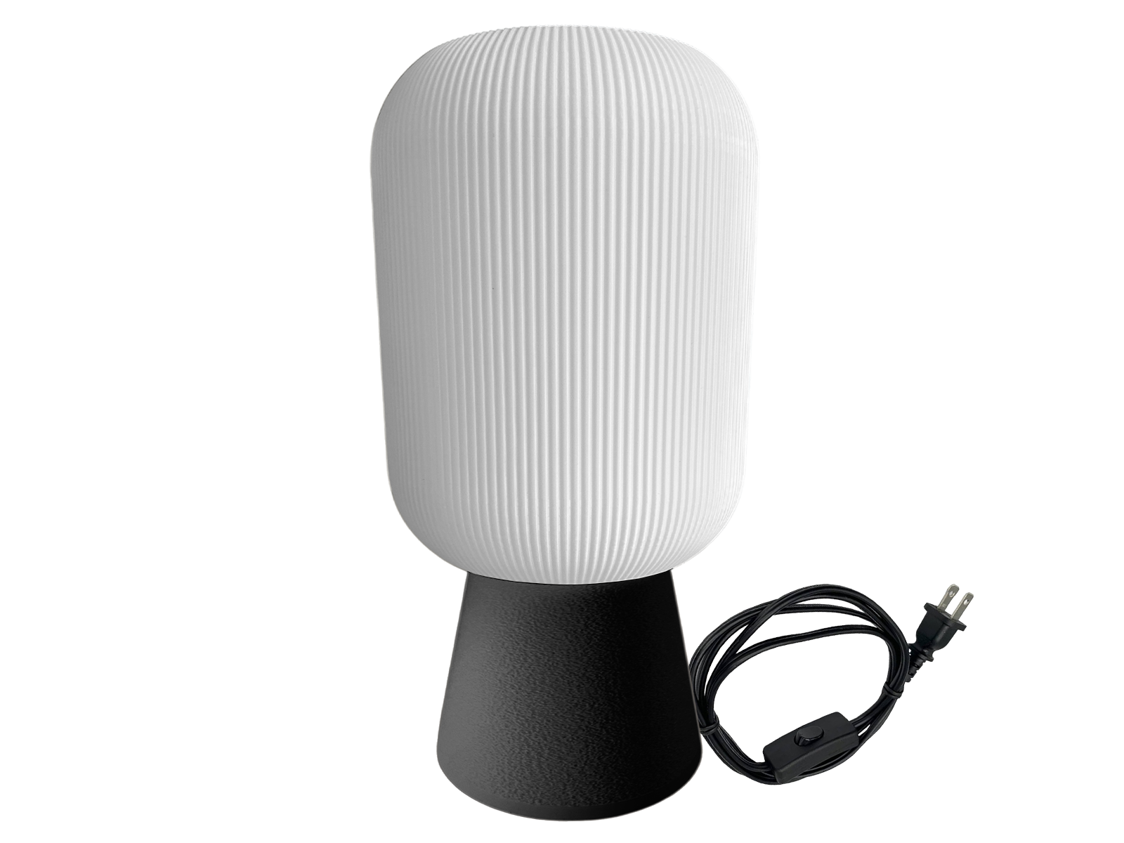 Lampara de Mesa Lumo Pantalla Blanca Dapa Home #Color_Negra