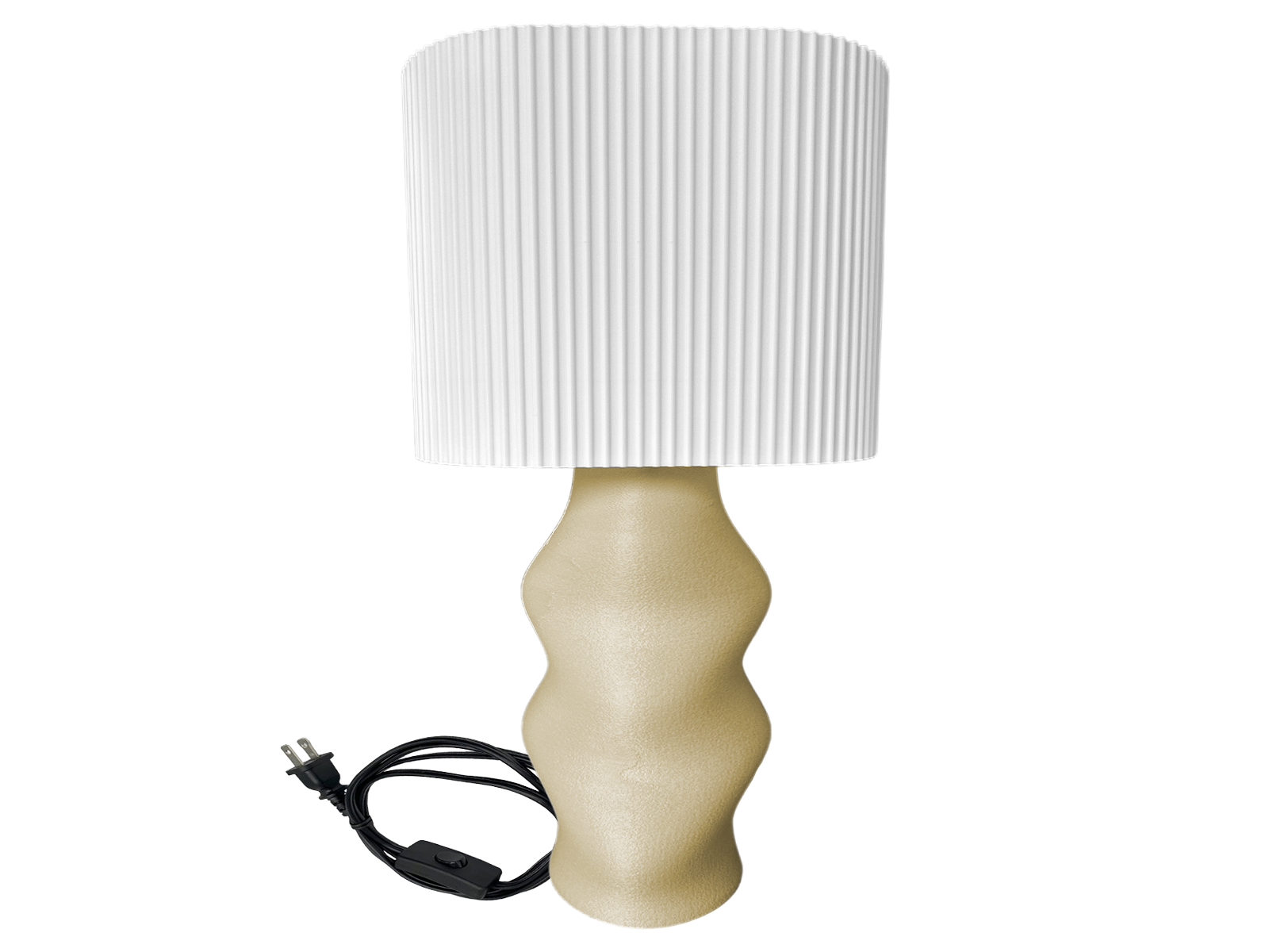 Lampara de Mesa Zena Pantalla Blanca Dapa Home #Color_Crema