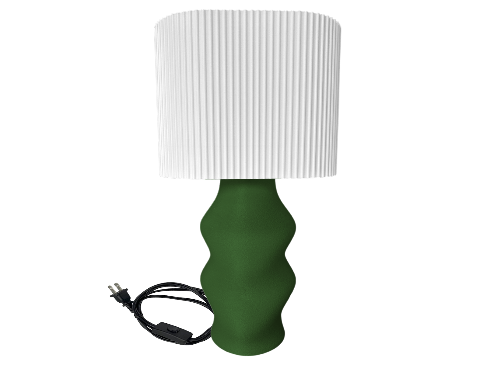 Lampara de Mesa Zena Pantalla Blanca Dapa Home #Color_Verde