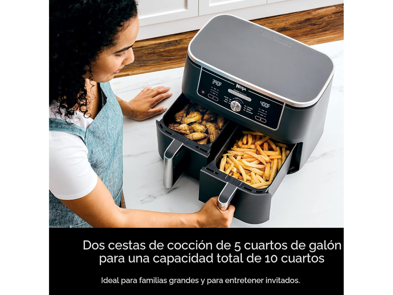 Freidora de Aire Vidrio Foodi XL Ninja