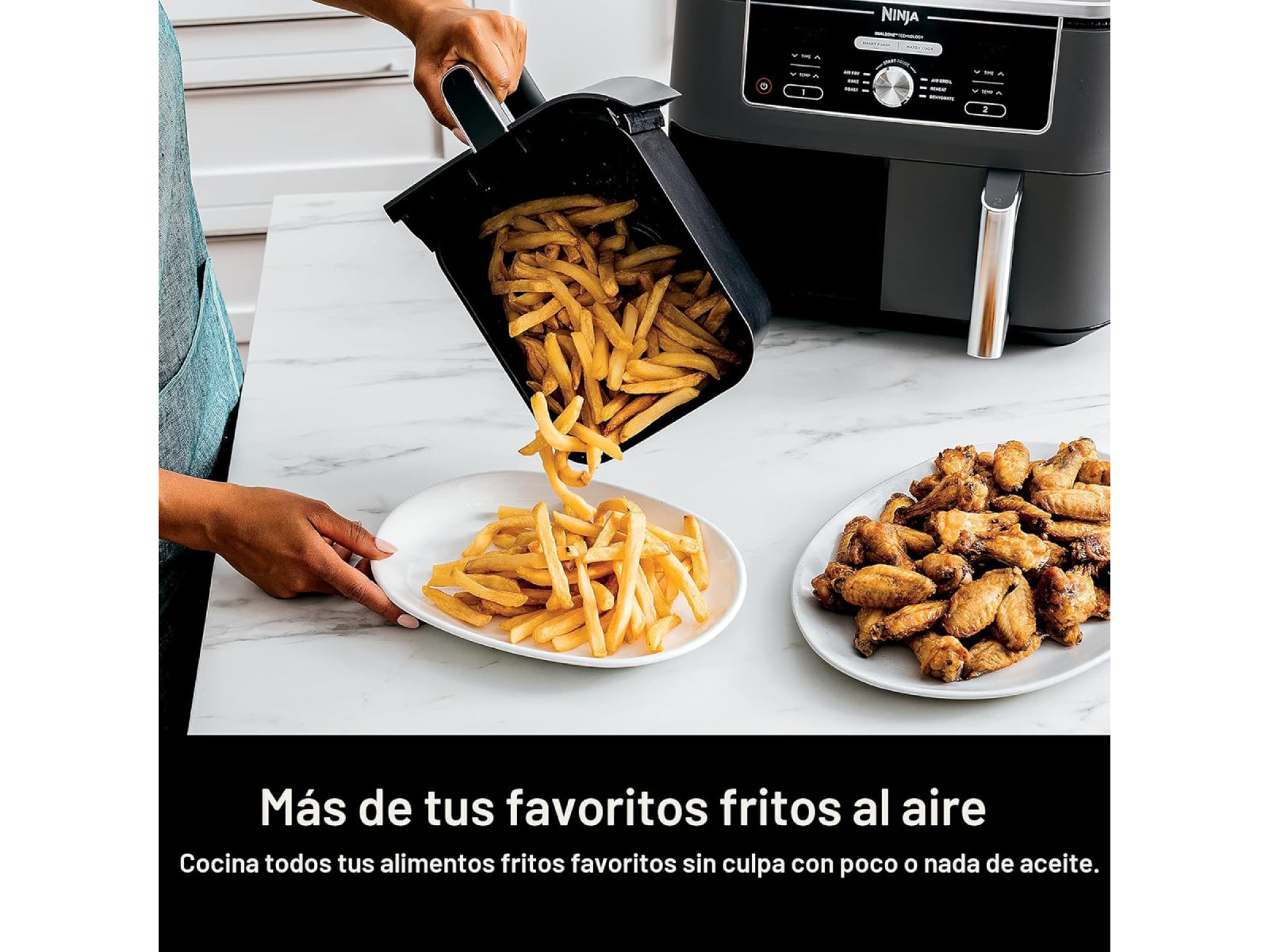 Freidora de Aire Vidrio Foodi XL Ninja