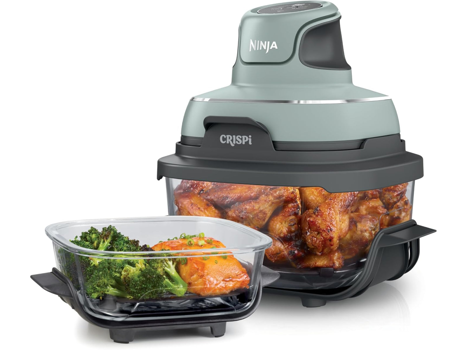 Freidora de Aire Vidrio Ninja #Color_Verde