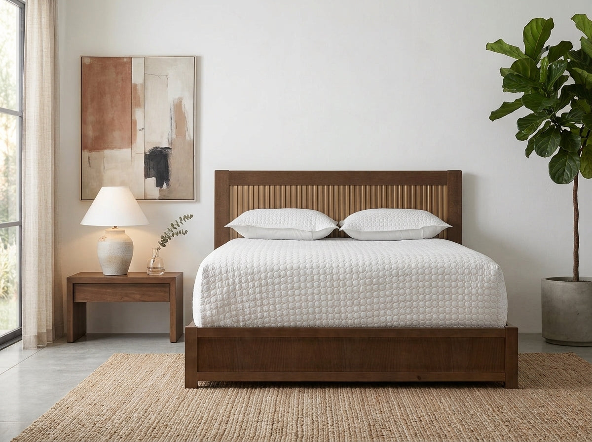 Cama Manhattan Moka Cenizo