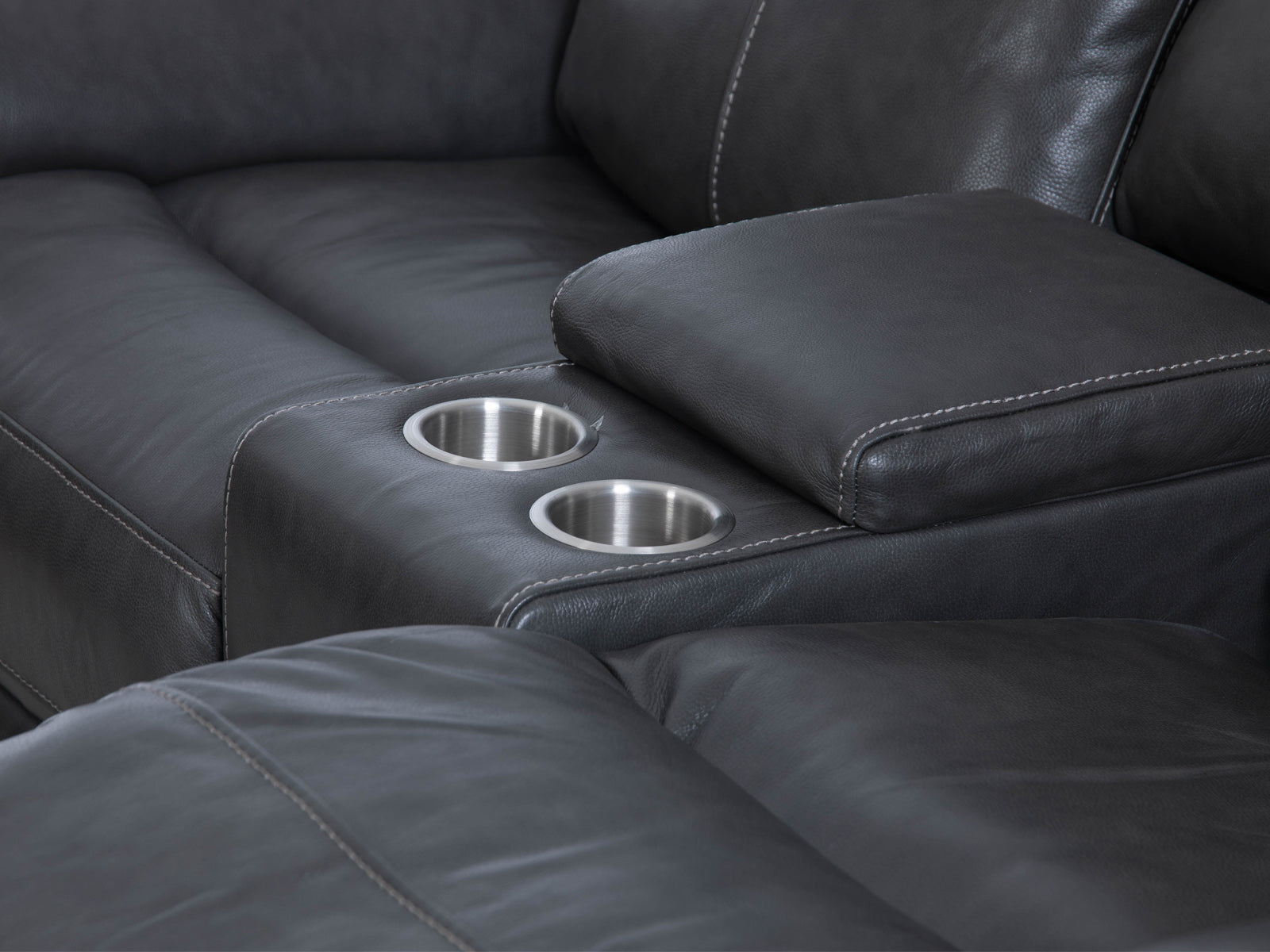 Loveseat Moon Recliner Power #Color_DarkGray"07839"