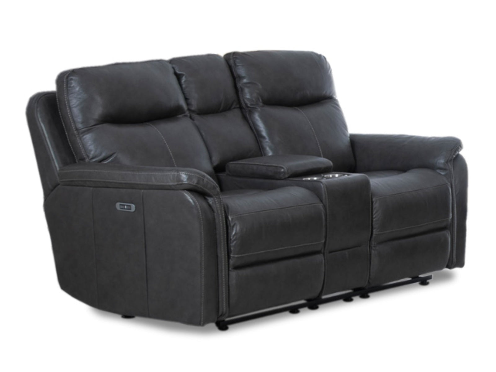 Loveseat Moon Recliner Power #Color_DarkGray"07839"