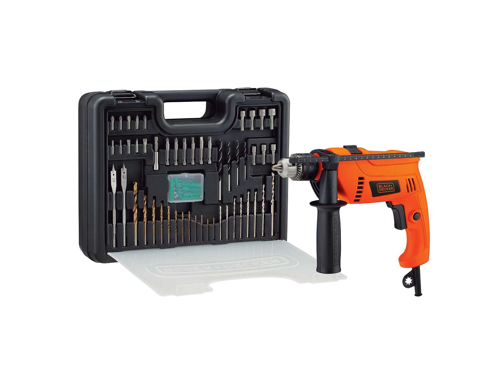 Taladro Percutor Con Accesorios Black Decker