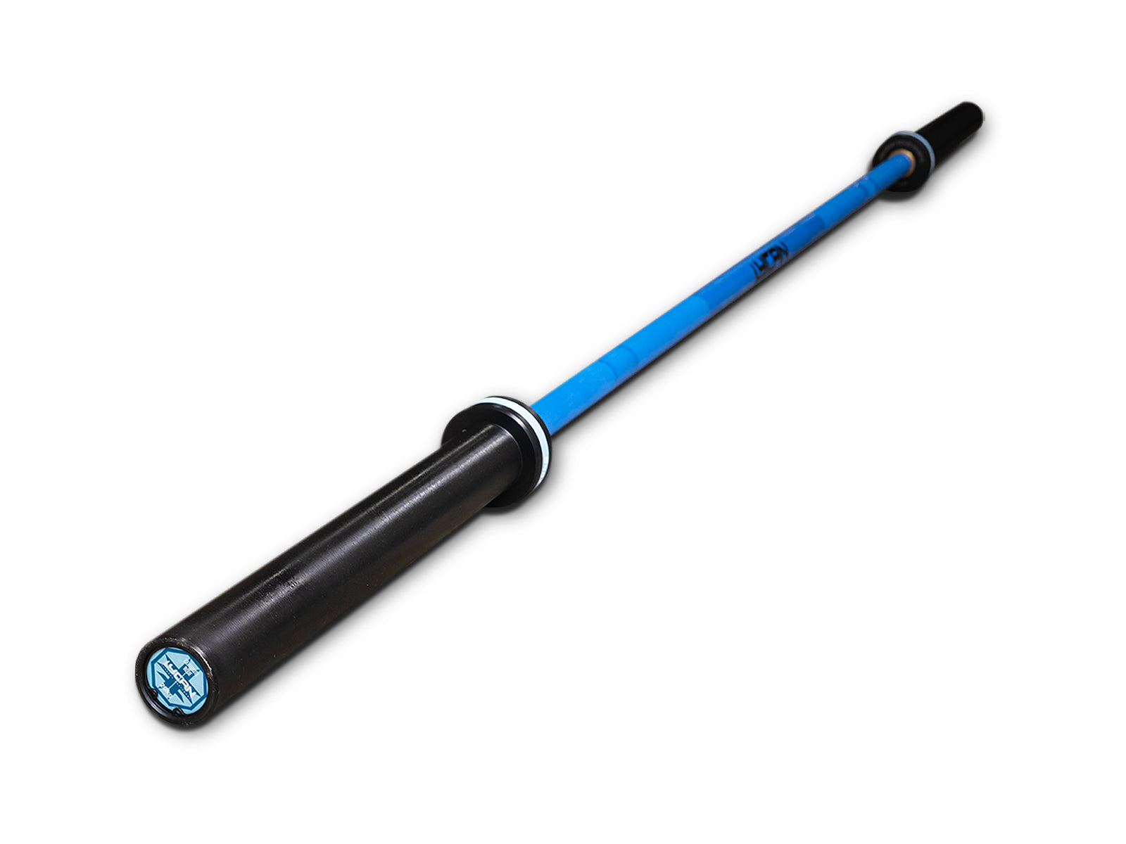 Barra Olimpica Modelo Pro Cerakote Azul 20 Kg Lycan