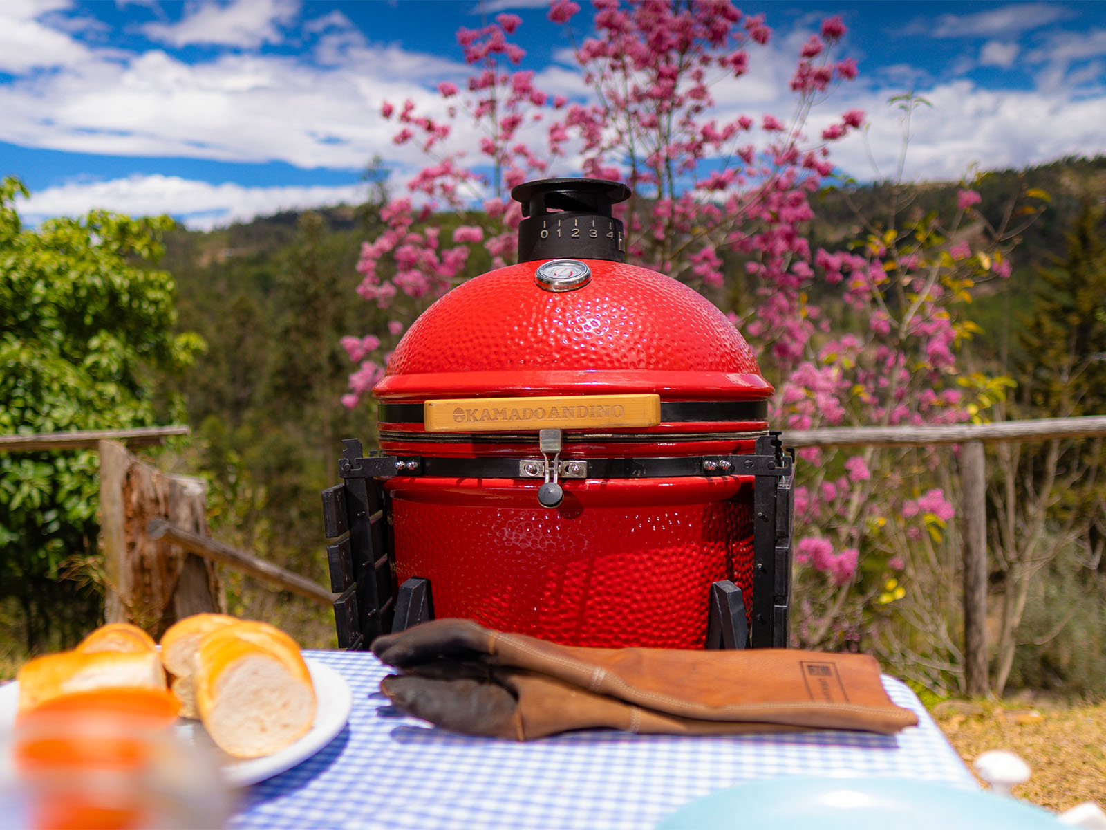 Grill Kamado Large 22 #Color_Red