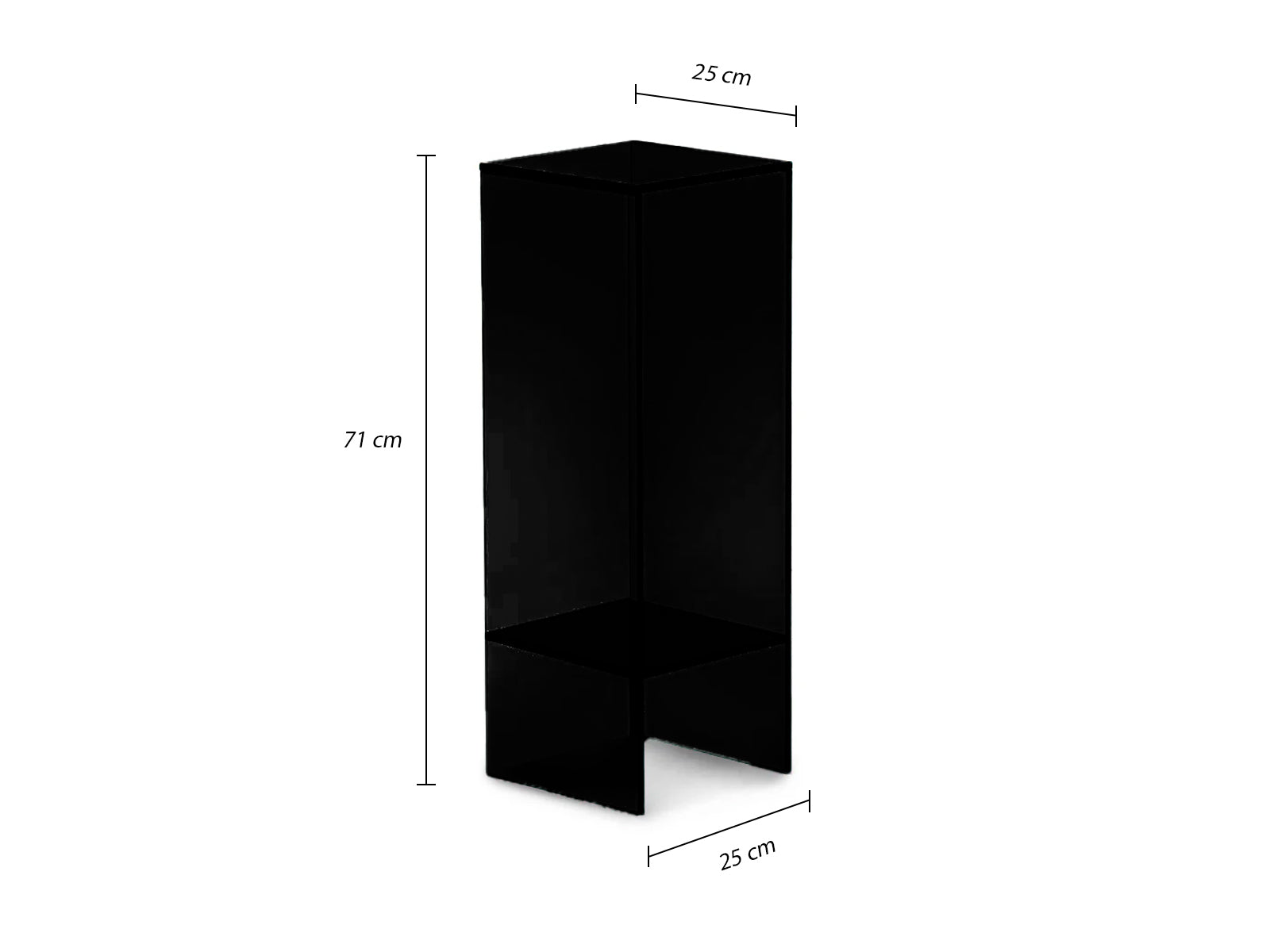 Mesa Auxiliar Pedestal Snow