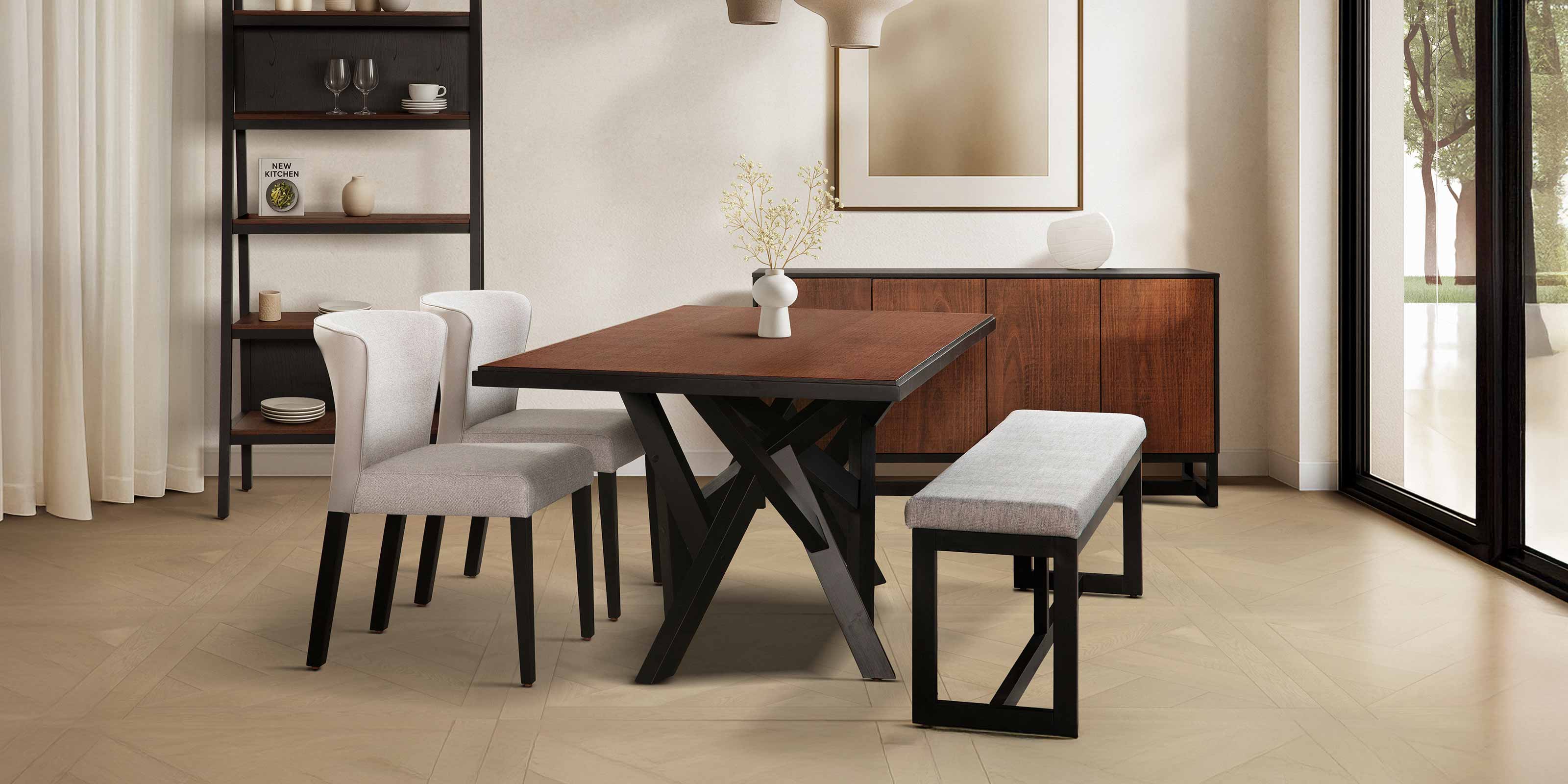 Mesa Calabria + Silla Collen (Mesa + 6 Sillas)