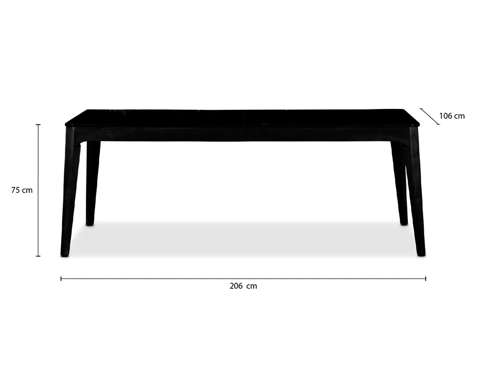 Mesa Comedor Milo Rectangular Miel