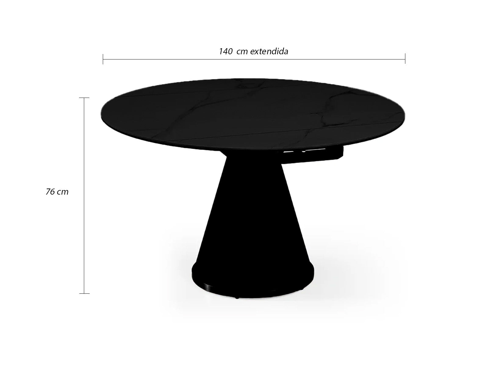Mesa Comedor Lyon-Dt Circular Extendible