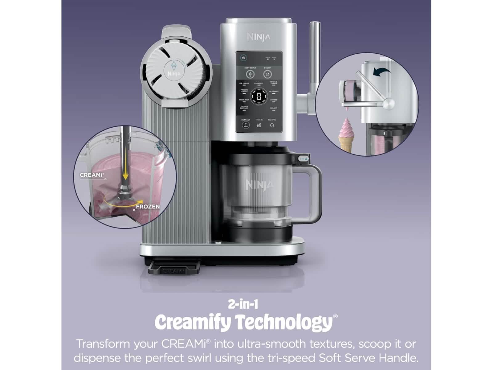Maquina de Helados y Remolinos Creami Ninja 