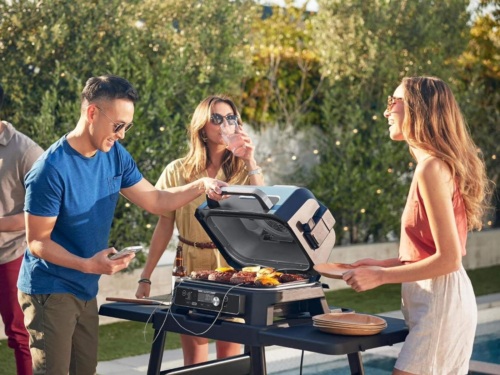Grill Ahumador de Exterior Ninja #Color_GrisOscuro