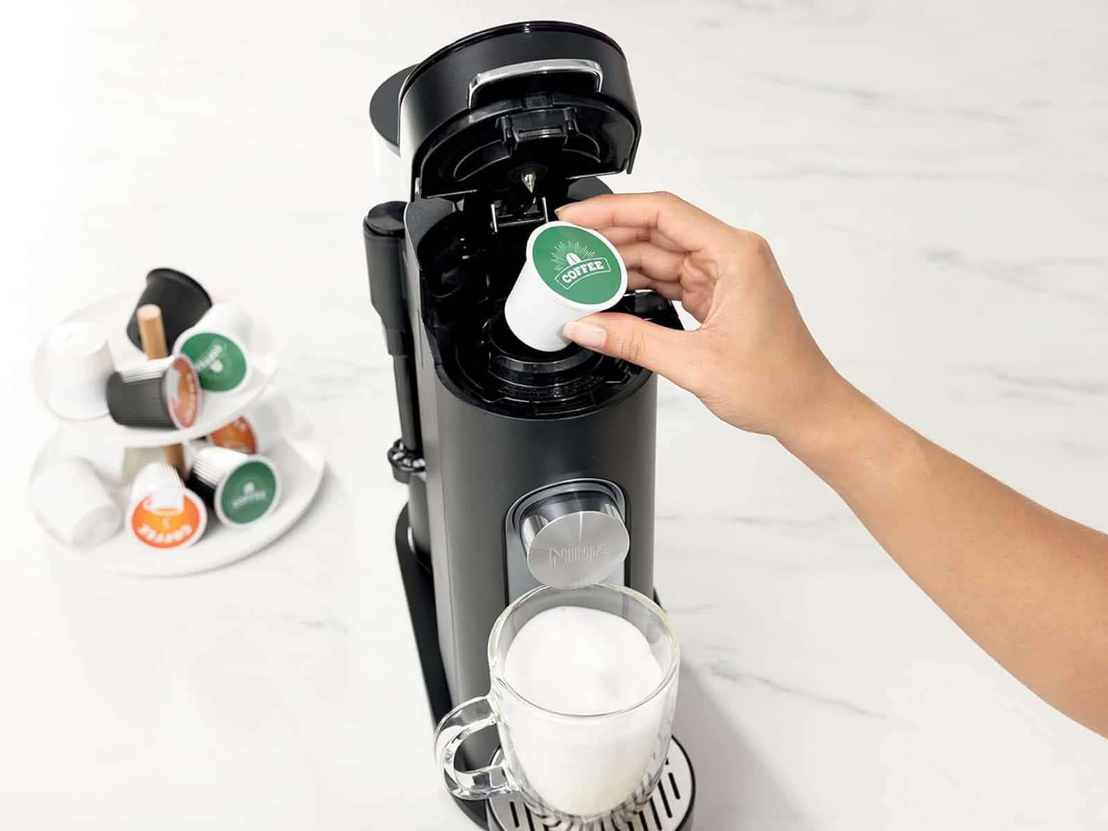 Cafetera para Capsulas de Cafe y Molidos Ninja 