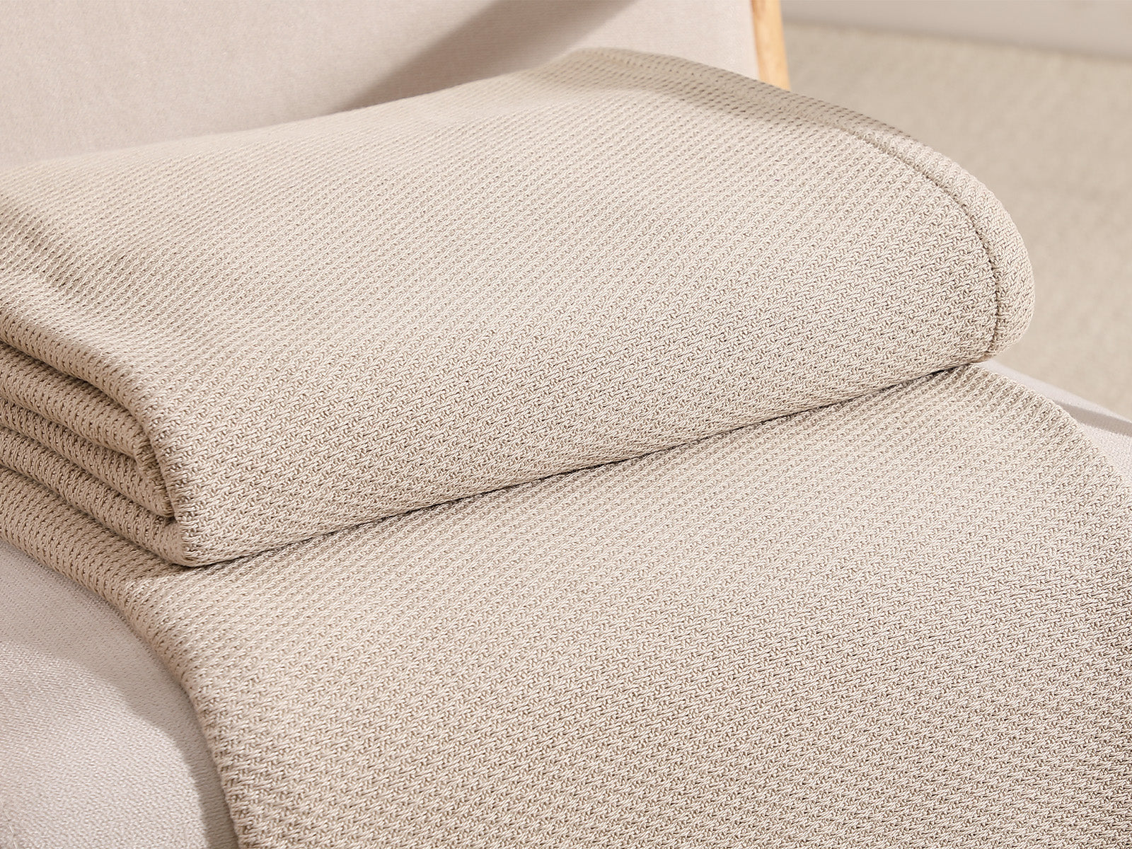 Cobija Cotton Pique Tommy Hilfiger #Color_Beige