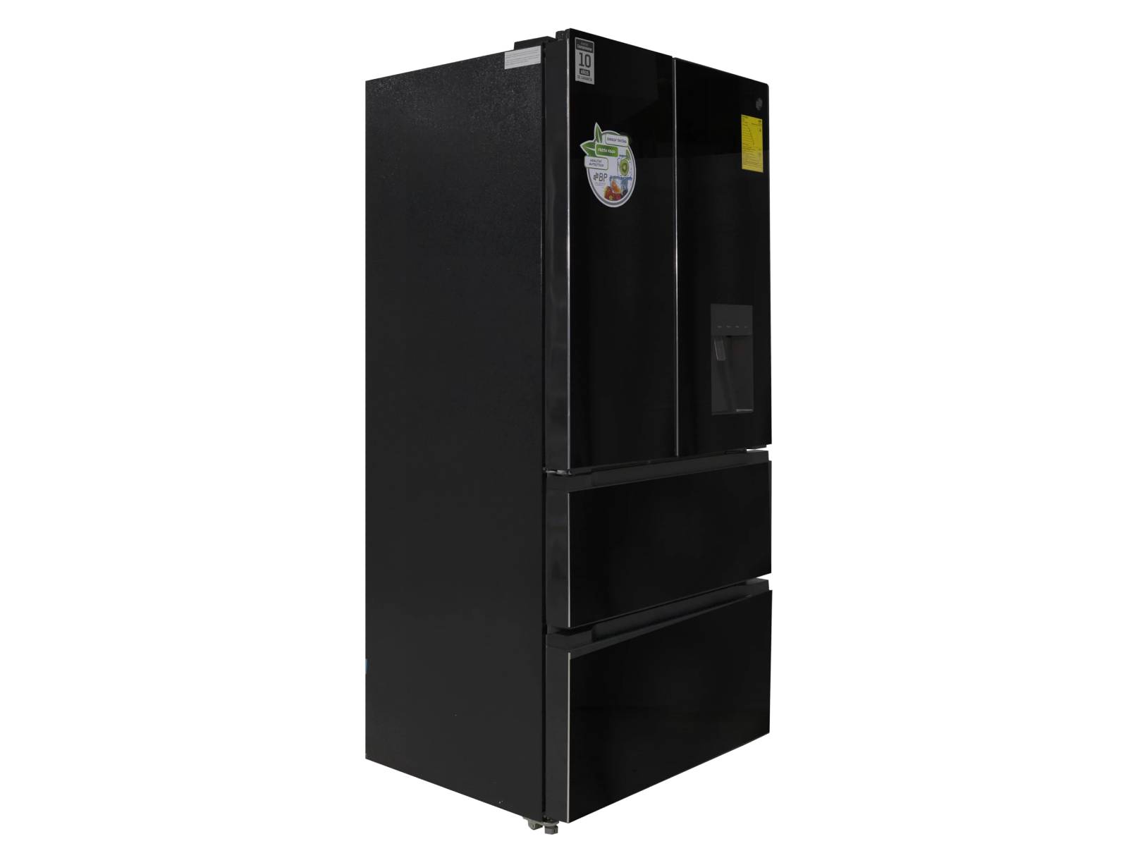 Refrigeradora FrostPro Black Glass Mirror BP