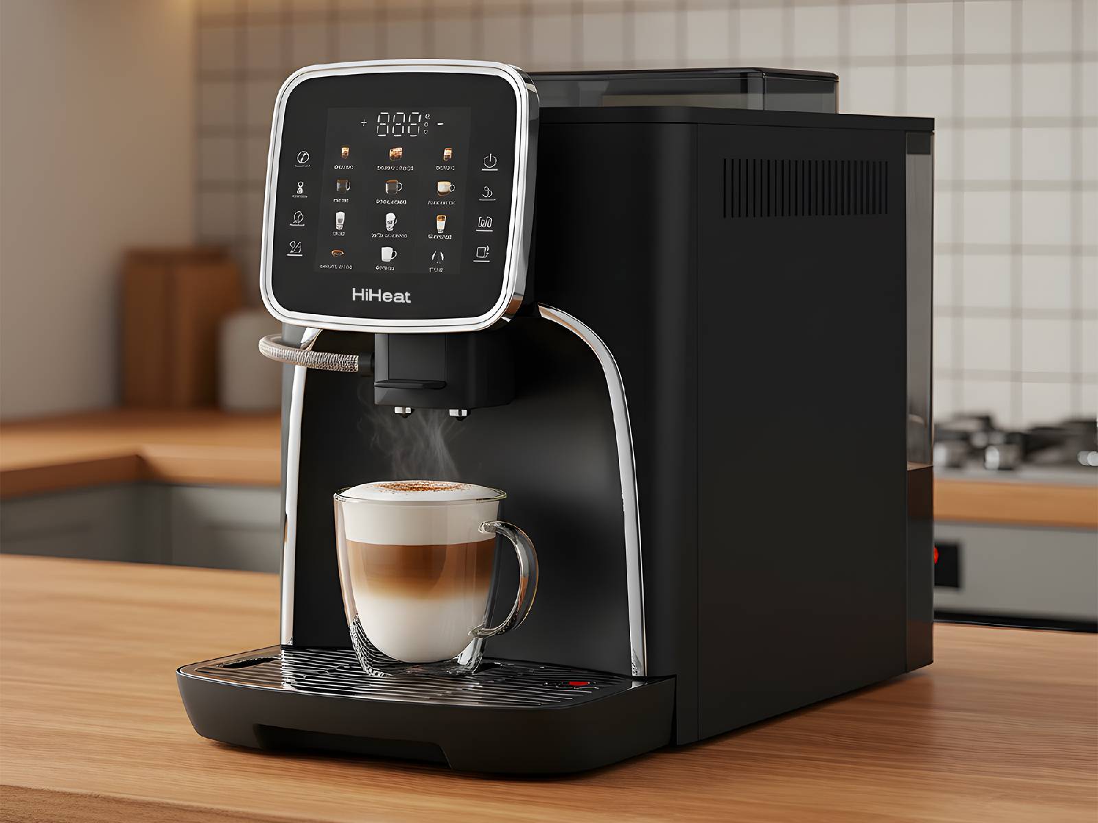 Cafetera Automática 19 Bares H7 HiHeat