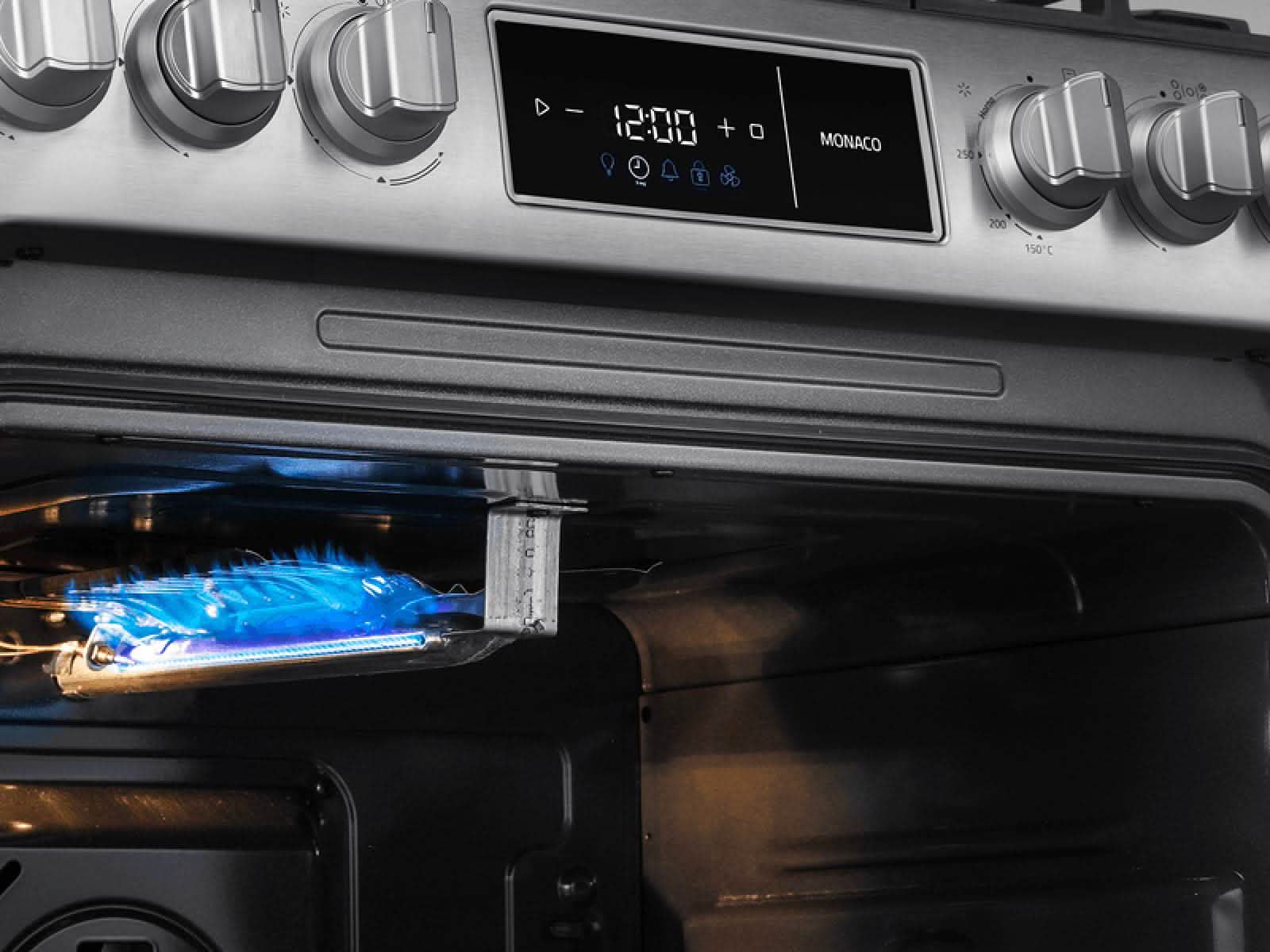 Cocina a Gas Mónaco Croma 30" Indurama