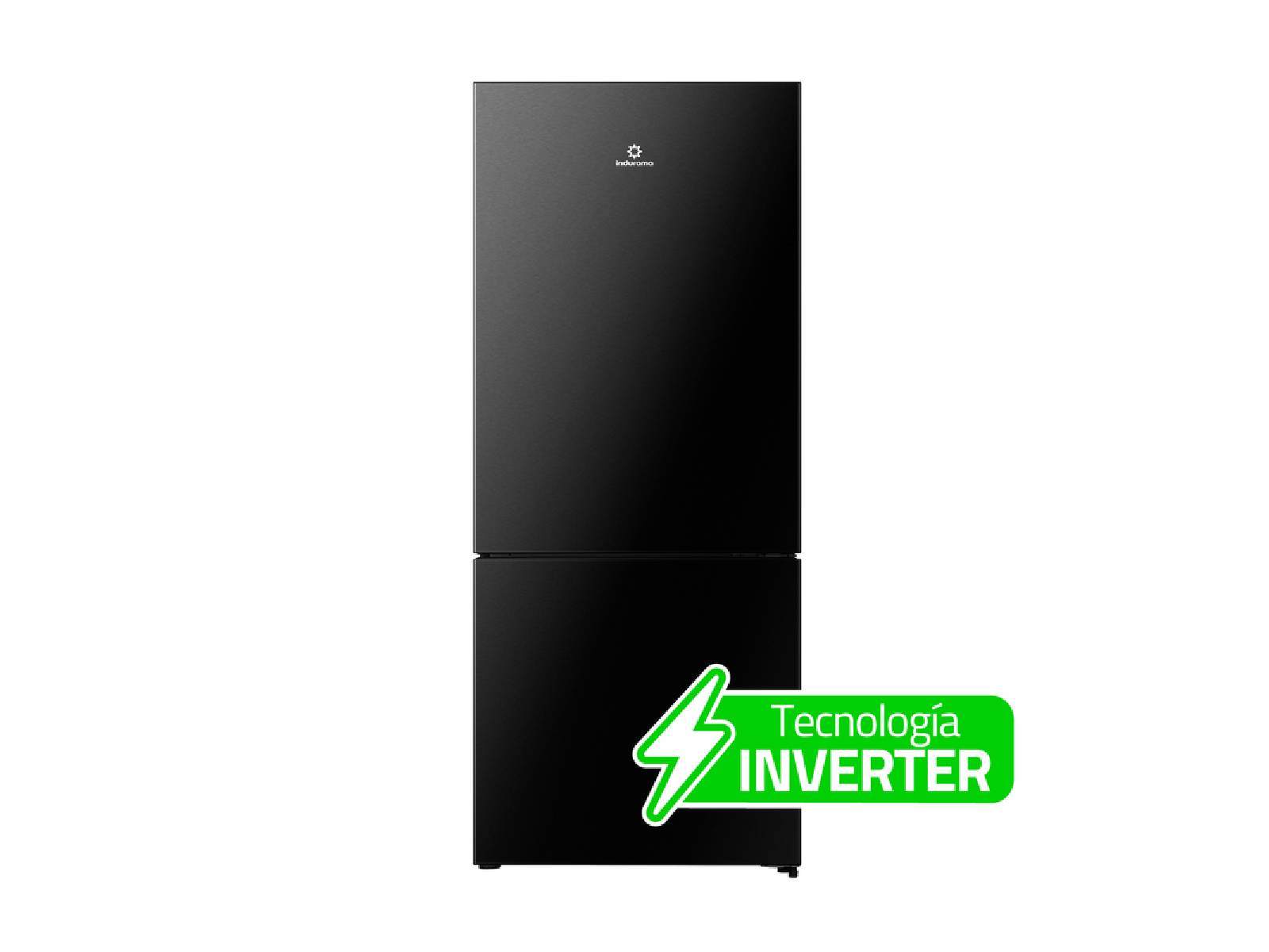 Refrigeradora Bottom Mount 404 Lts Negra Indurama
