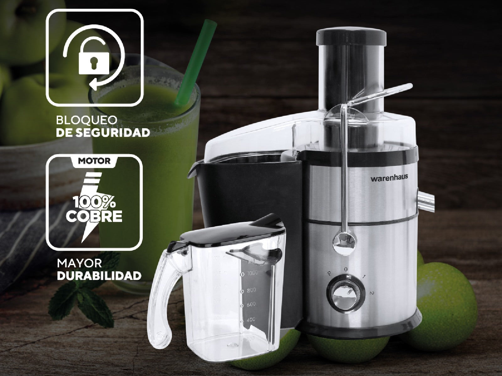 Extractor de Jugos 1 L Warenhaus
