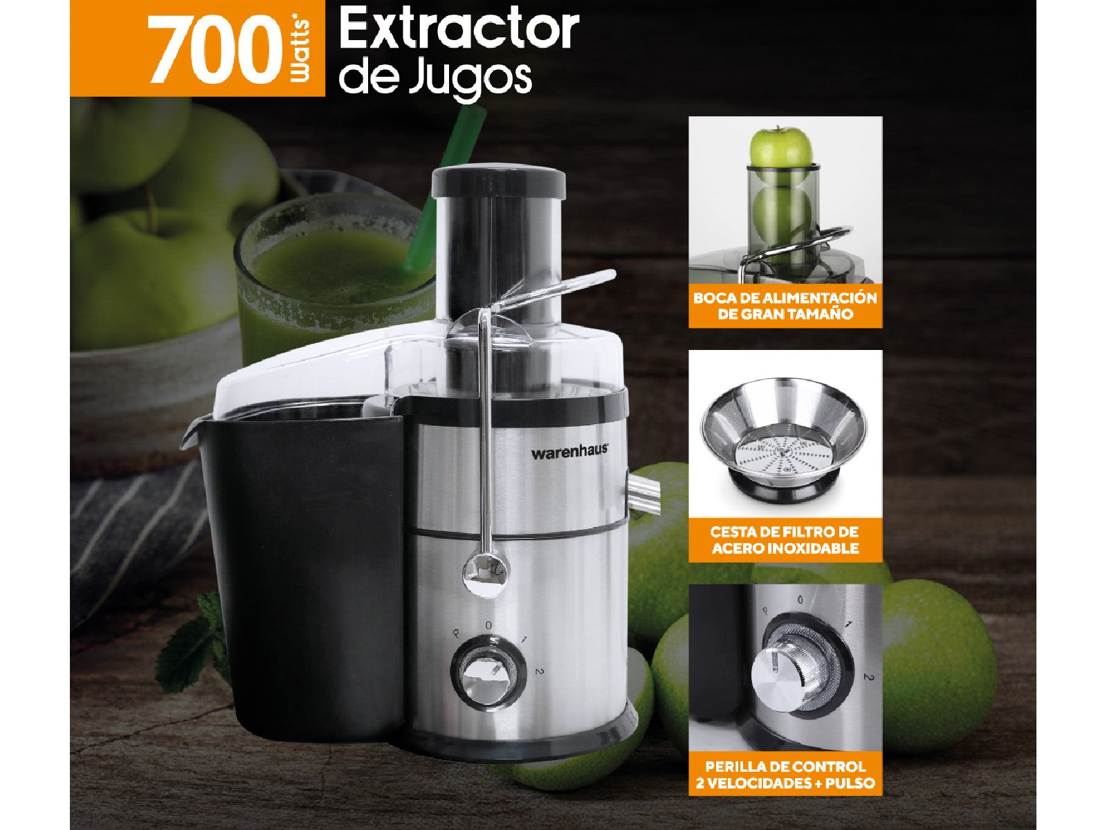 Extractor de Jugos 1 L Warenhaus