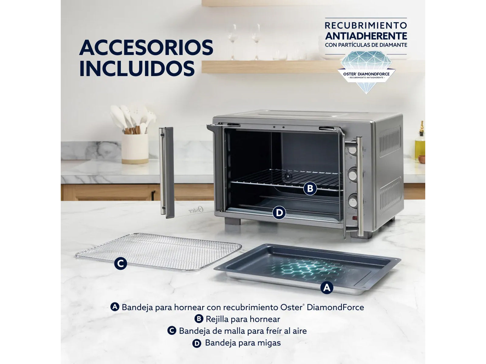 Horno Freidora de Aire 42L Oster