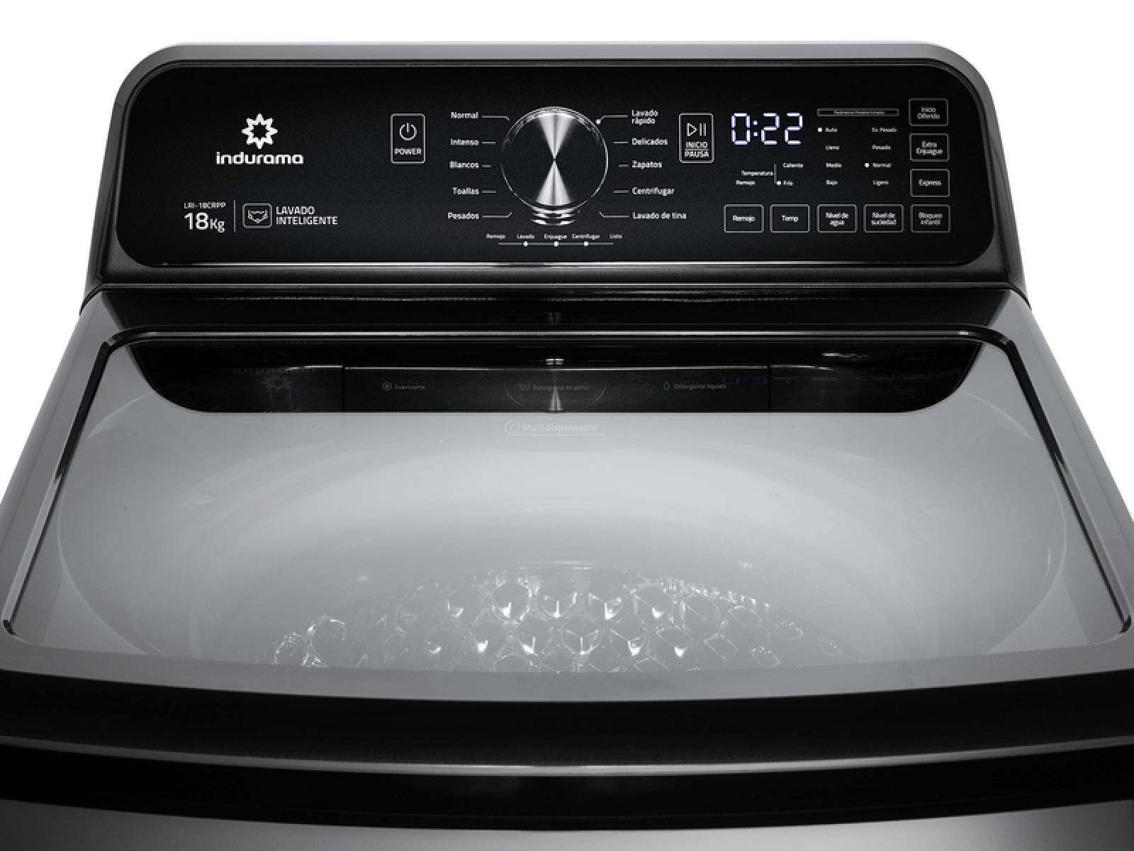 Lavadora Automatico Titanium 18kg LRI-18CRPP