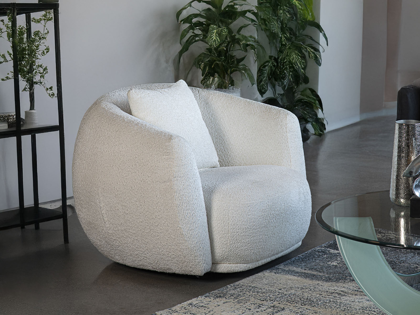 Sillon Auxiliar Diana Giratorio #Color_Beige"T37108"