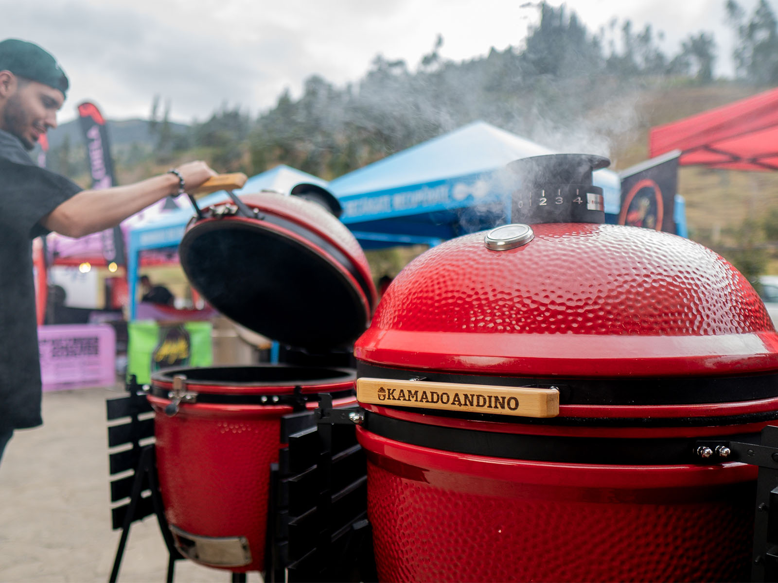 Grill Kamado Andino Extra Large 27 #Color_Red