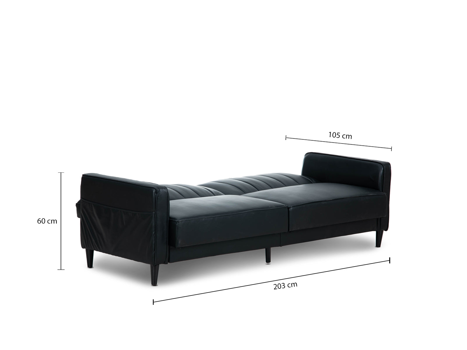 Sofa Cama Camil #Color_Black"2109"