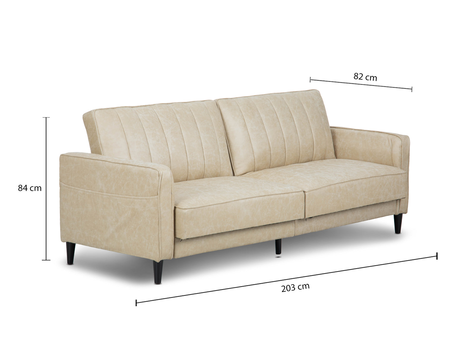 Sofa Cama Camil #Color_LemonChiffon"2123"