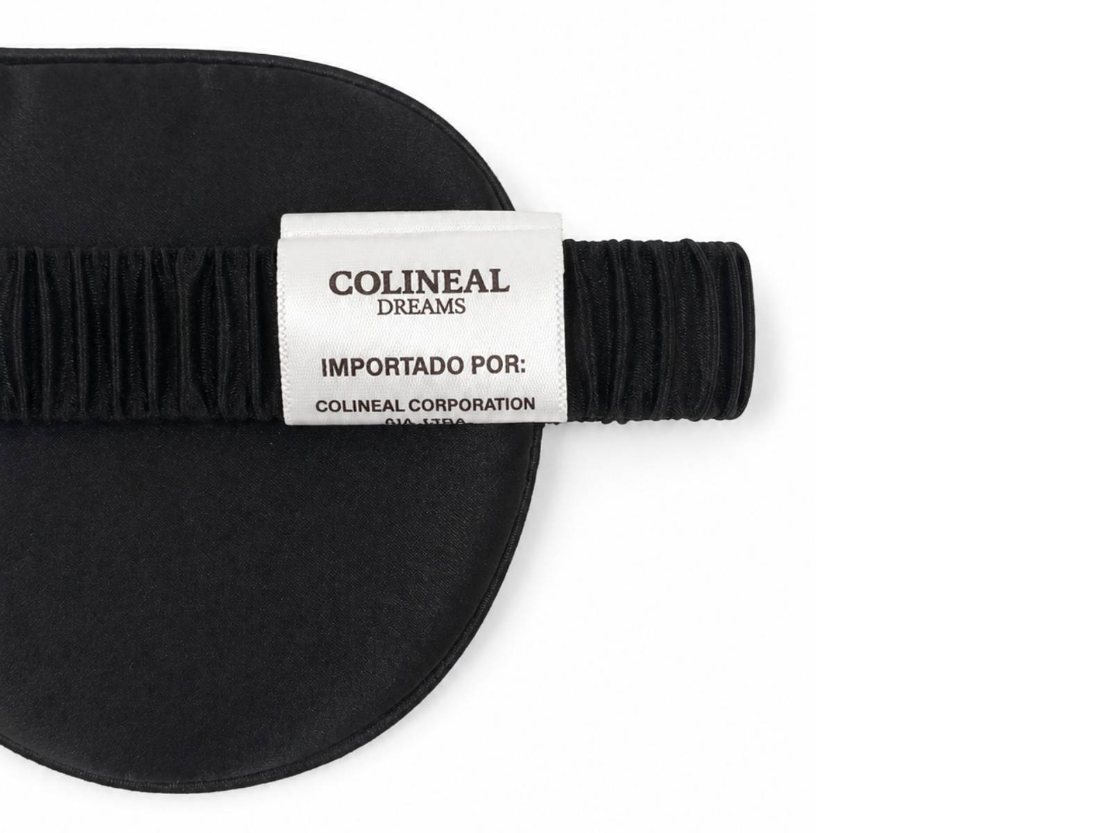 Antifaz para Dormir de Seda Morera #Color_Negro