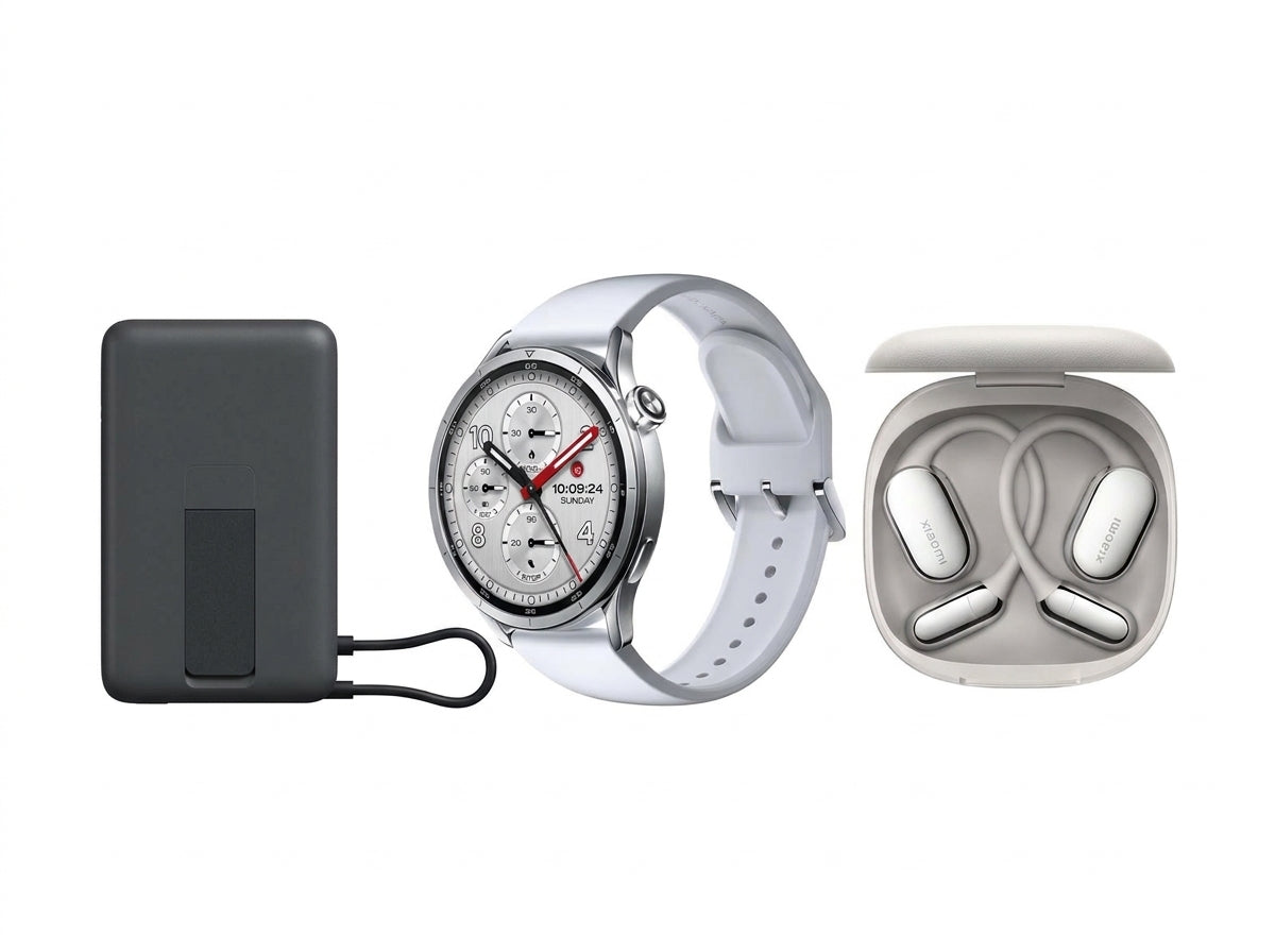 Powerbank + Audifonos + Smartwatch Xiaomi #Color_Gray #Color_LightGrey