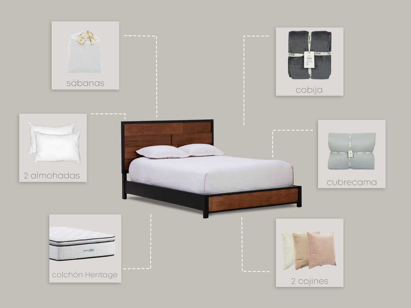 Set Dormitorio Calabria Heritage Full