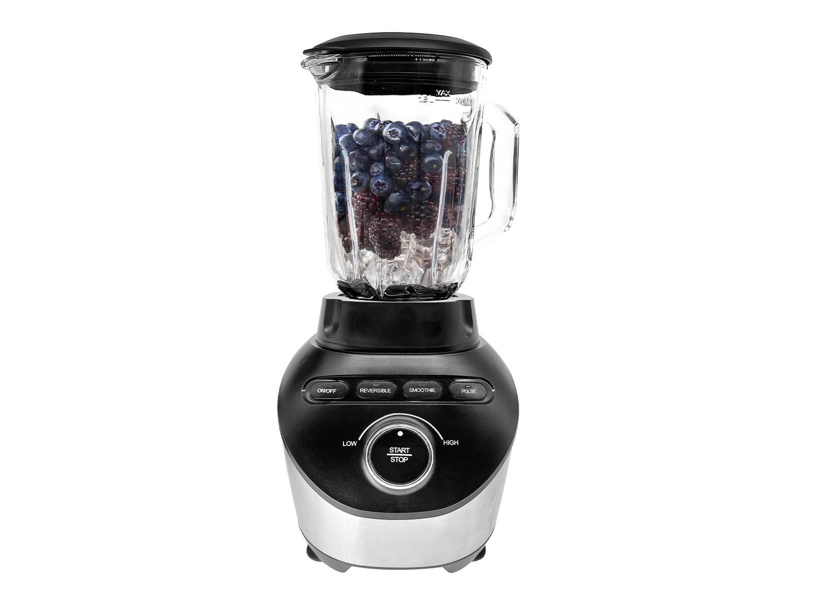 Licuadora Reversible Inox 1.8L Warenhaus