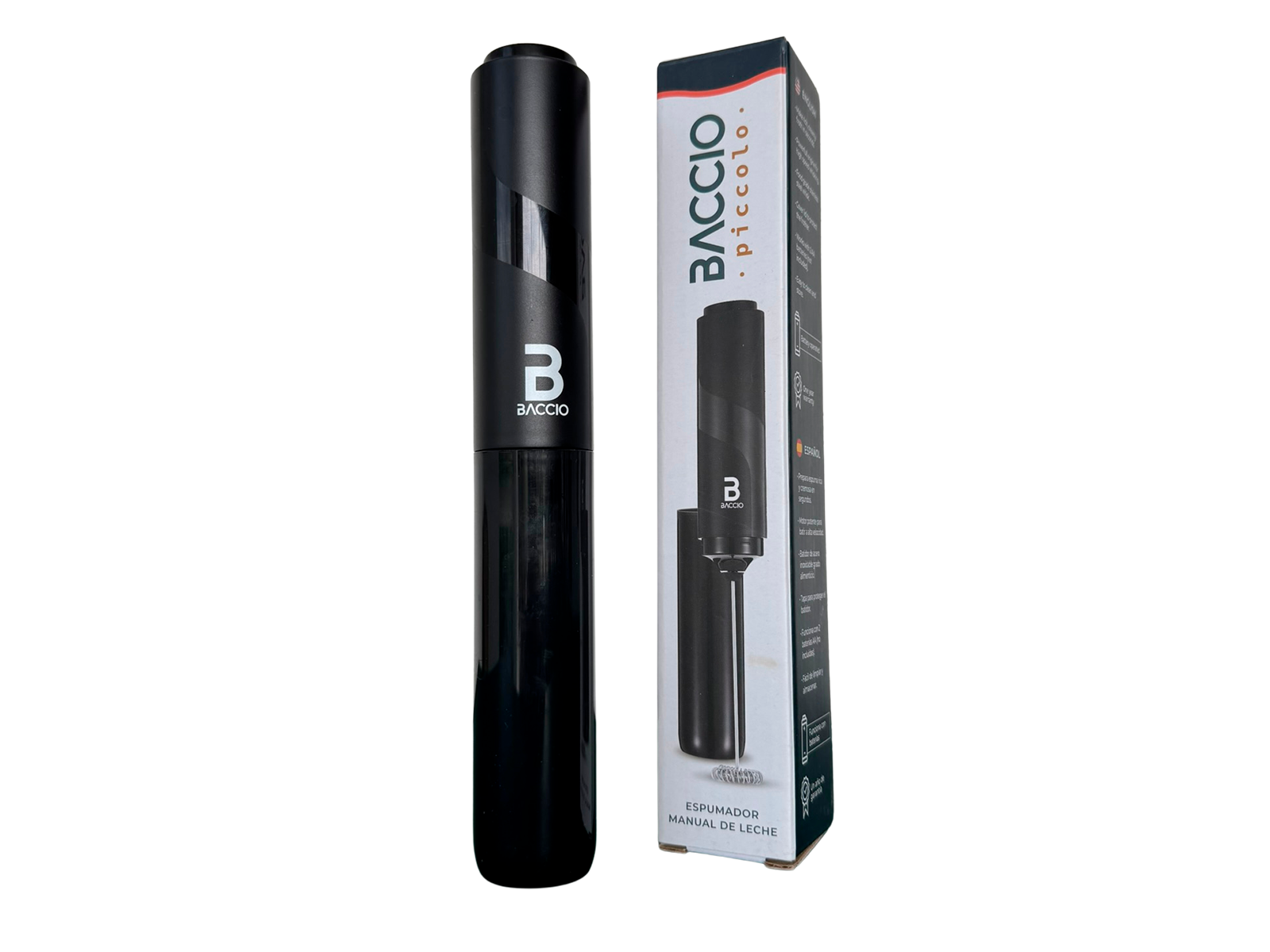 Espumante Manual a Pilas Baccio