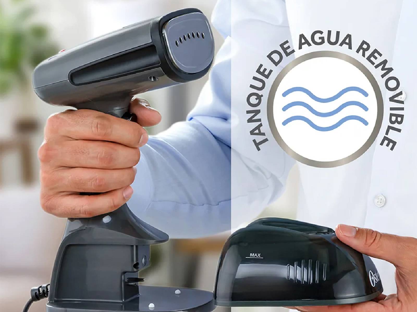 Plancha Vertical con Vaporizador Oster