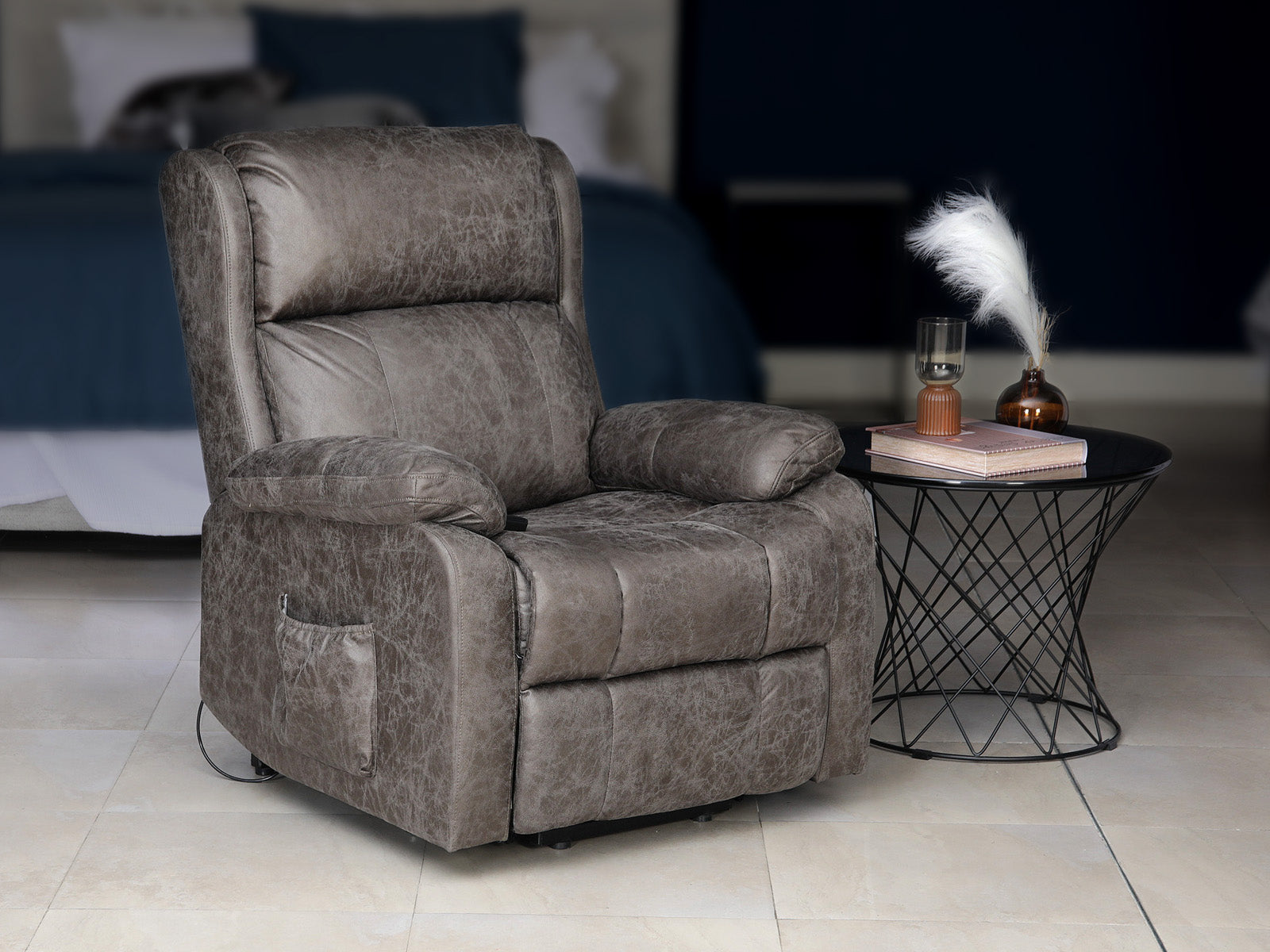 Recliner Chiscris Power Lift #Color_DimGray"1355"