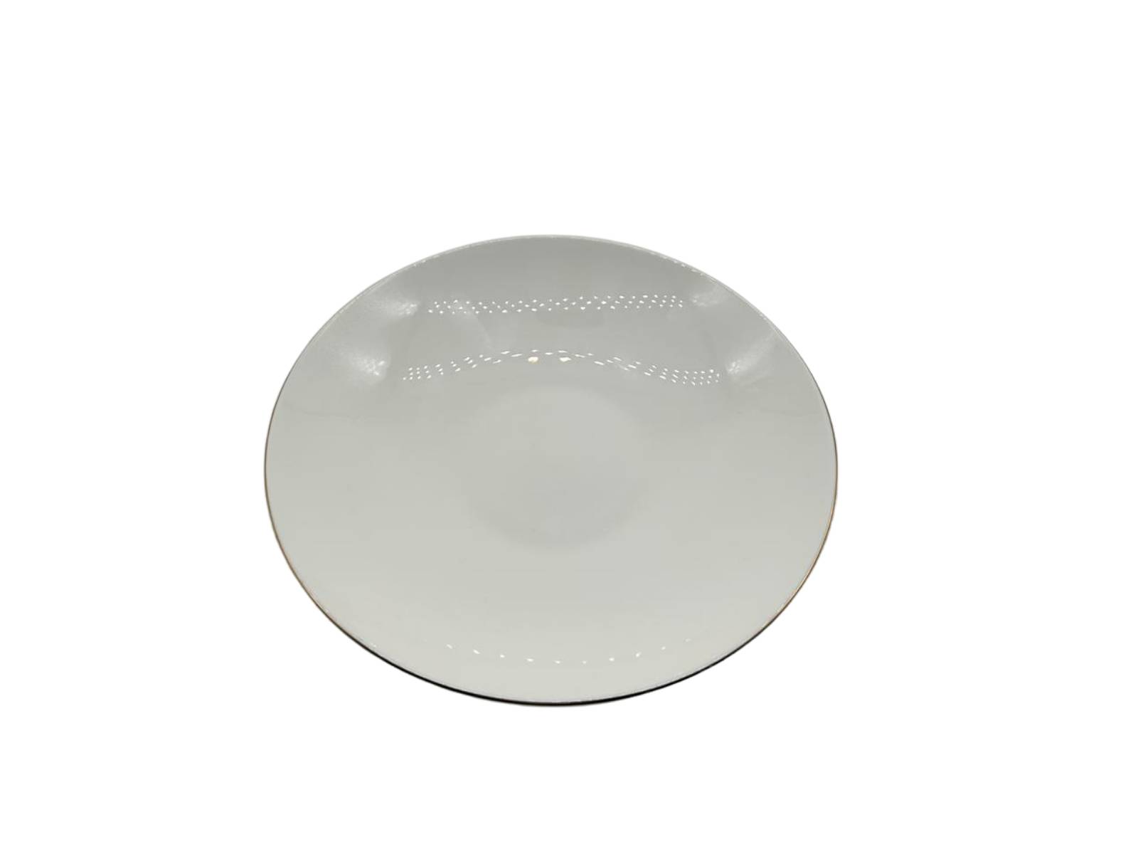 Plato Sopero Blanco de Cerámica Warenhaus