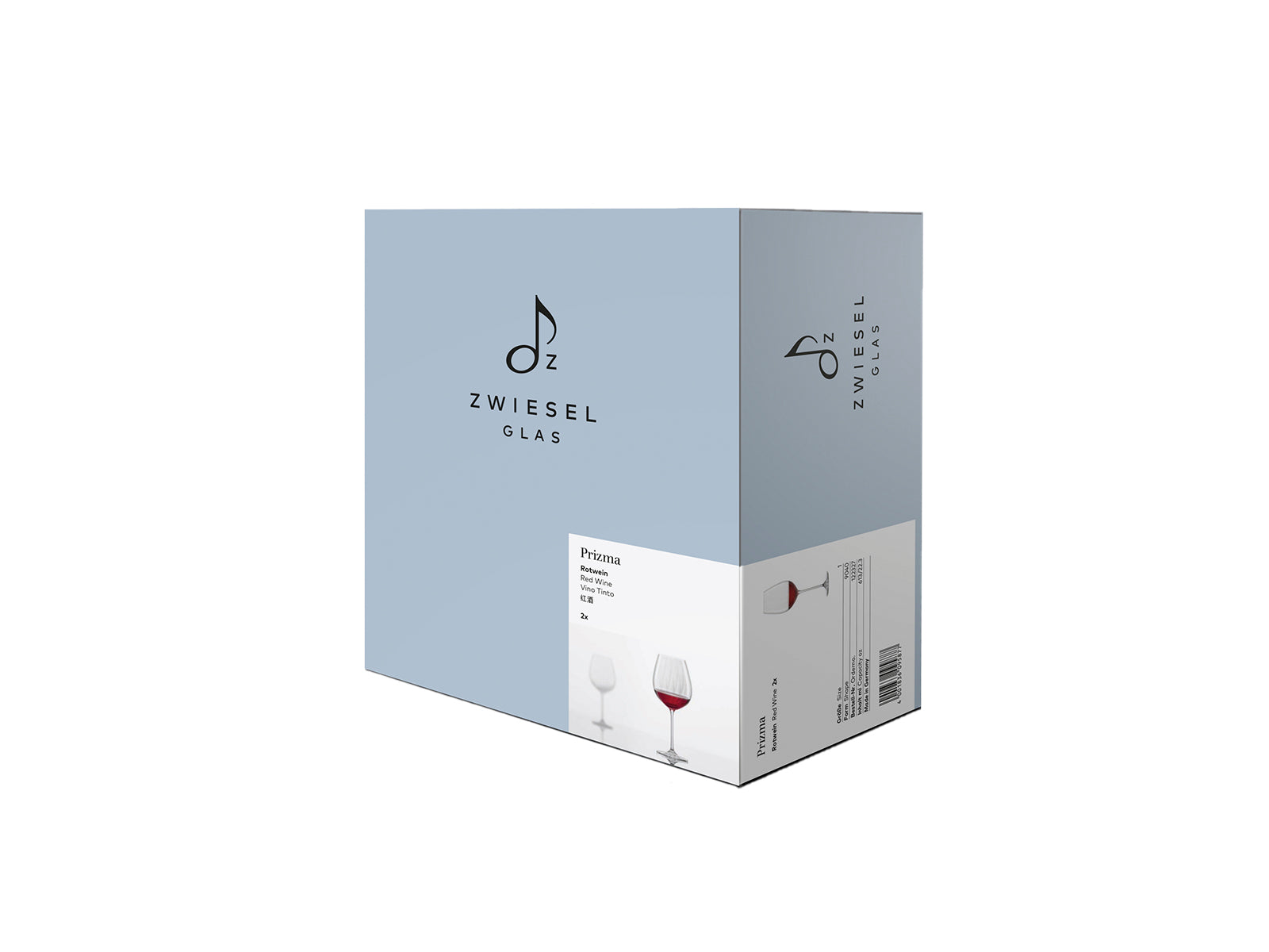 Copas Vino Tinto Set x2 Prizma C/Transparente Zwiesel
