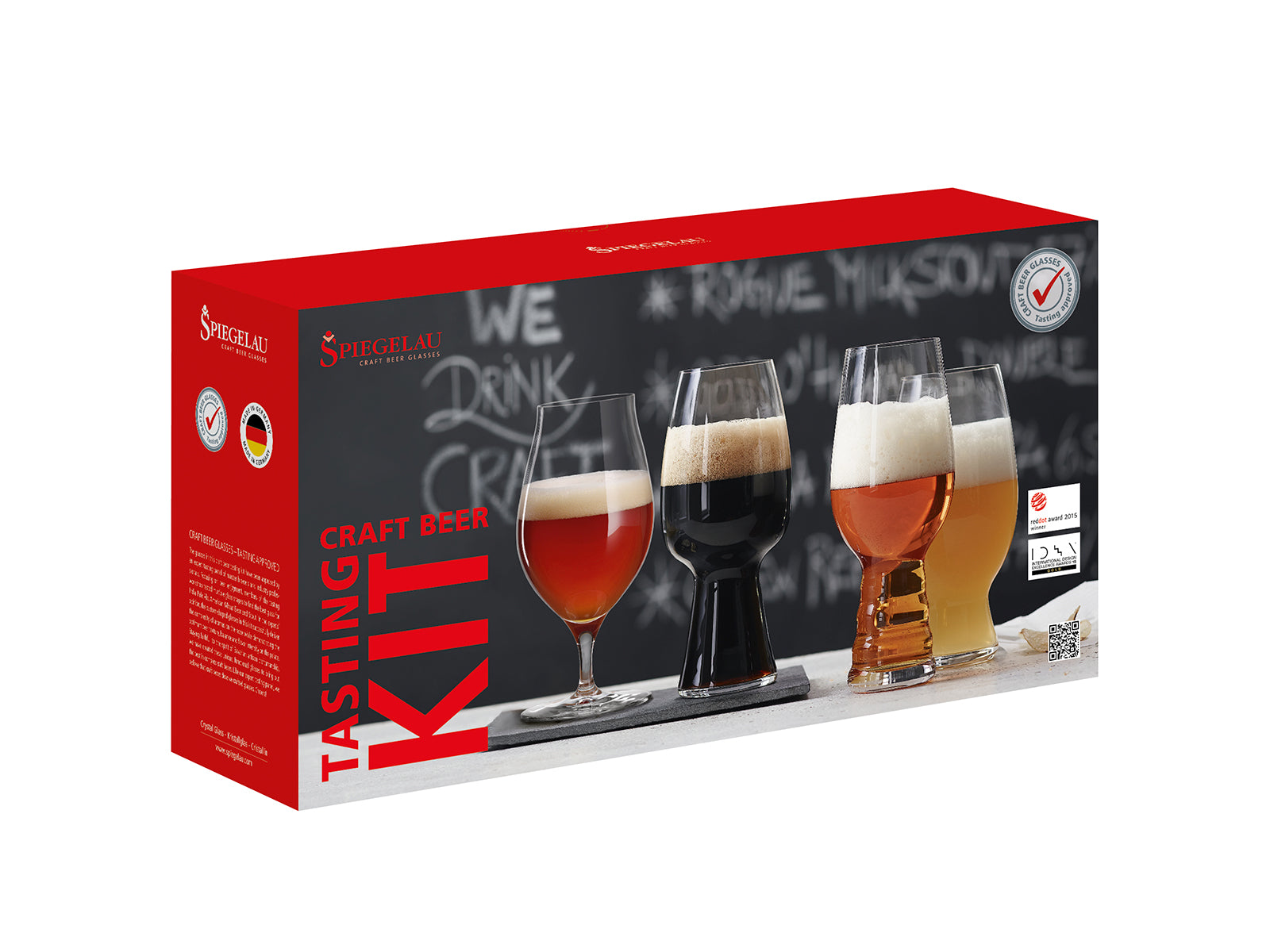 Set x4 Vasos Cerveza Tasting Craft Beer C/Transparente Spiegelau