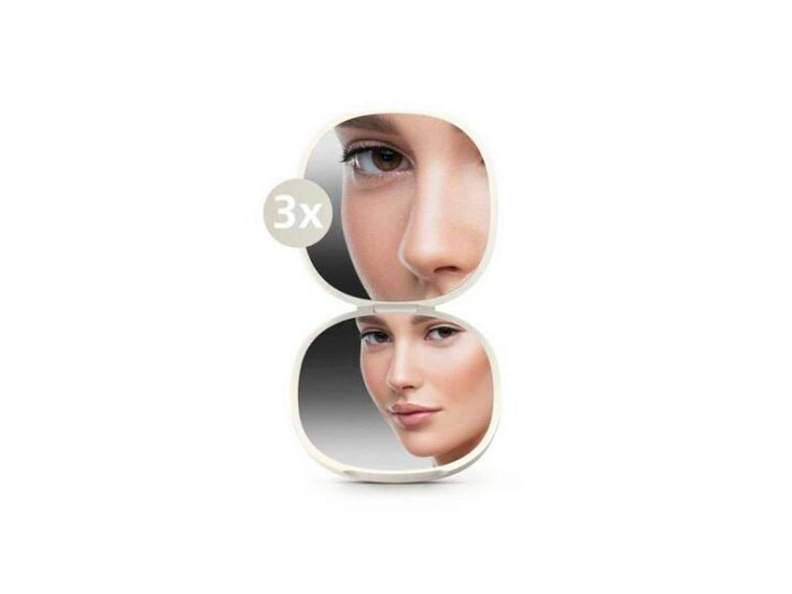 Espejo de Aumento Compacto 2 en 1 C/Blanco Joseph Joseph