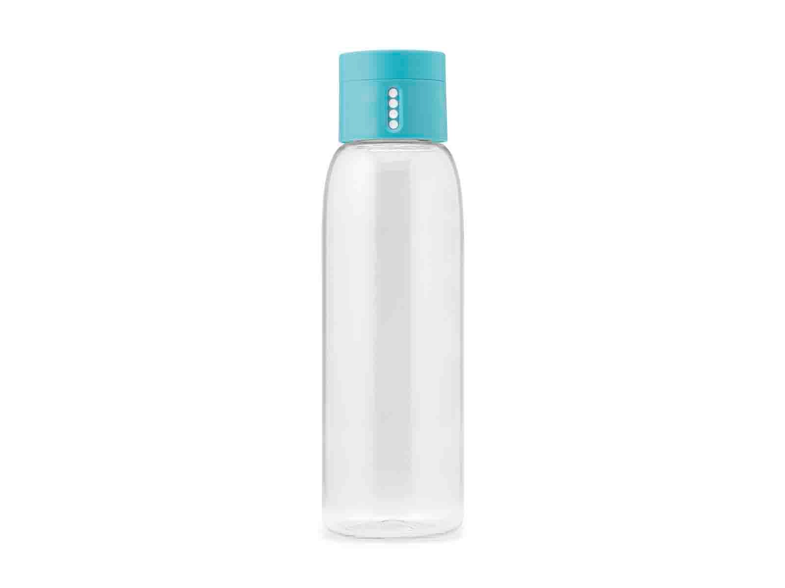 Botella Para Agua 600ml Con Tapa Celeste