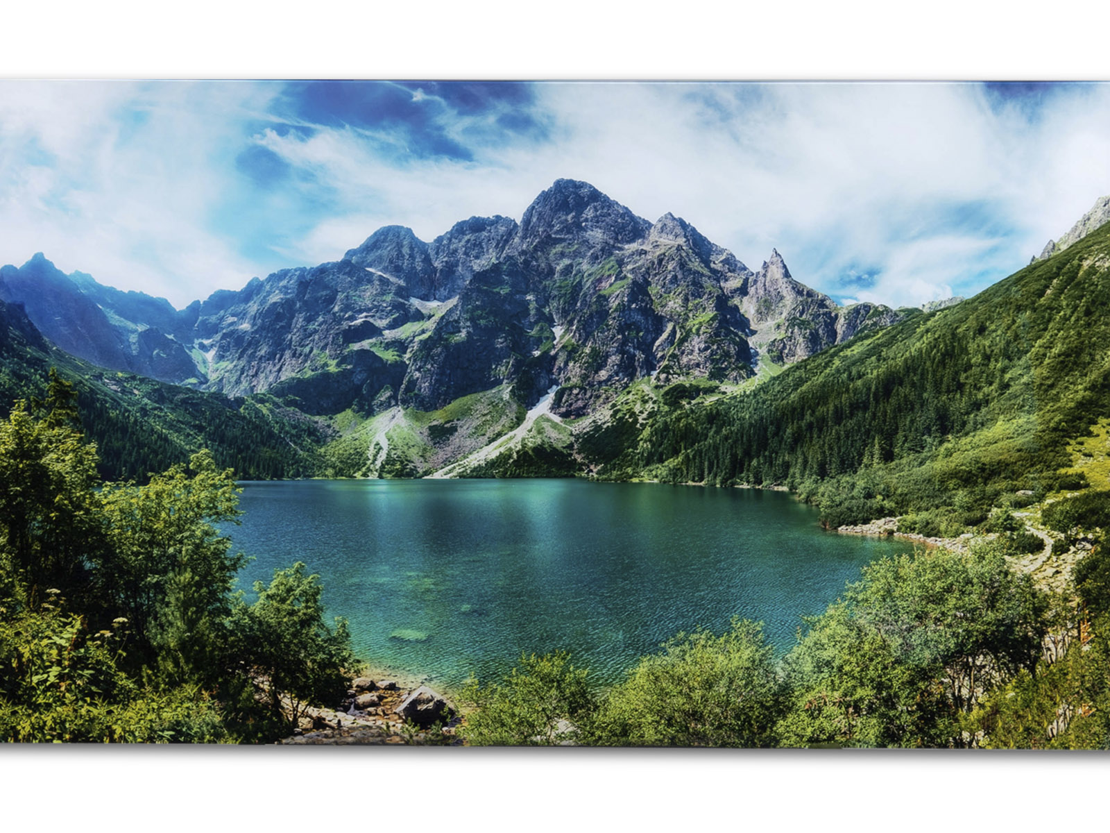 Cuadro de Vidrio Paisaje Lake