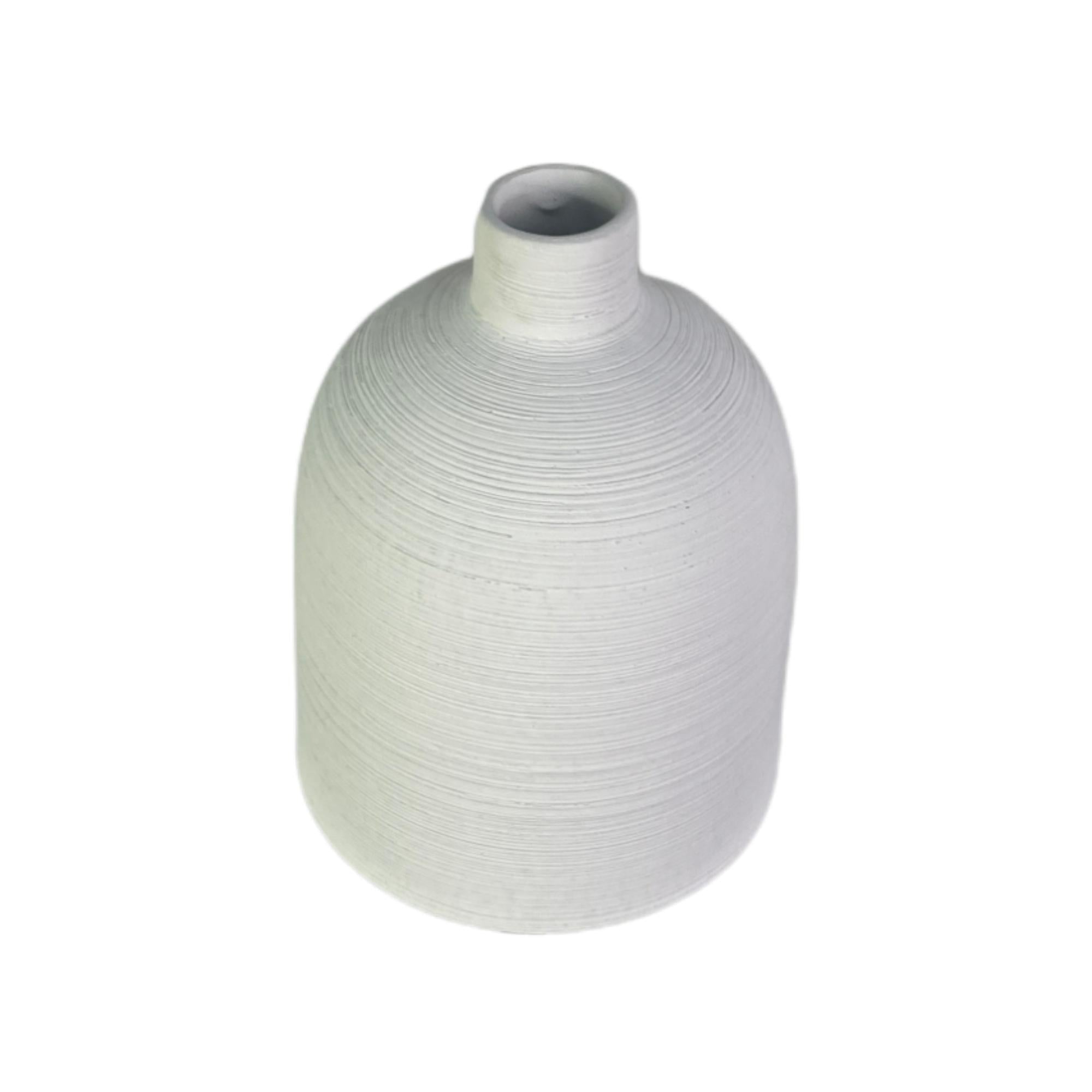 Florero Jarron C/Blanco 14.5x11cm