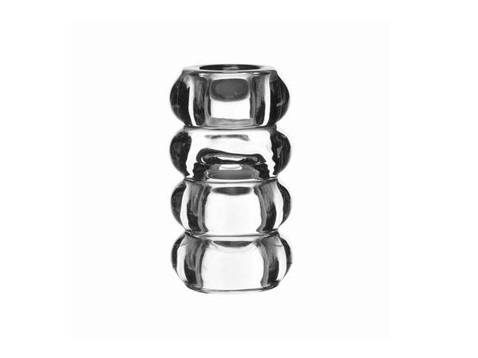 Portavela 4.5cm Anillos Plata