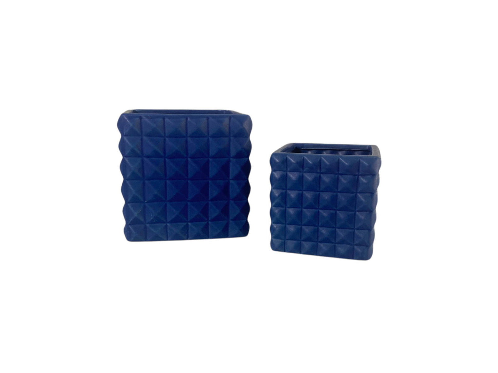 Set x2 Floreros Ceramica 16cm #Color_Navy"5689"