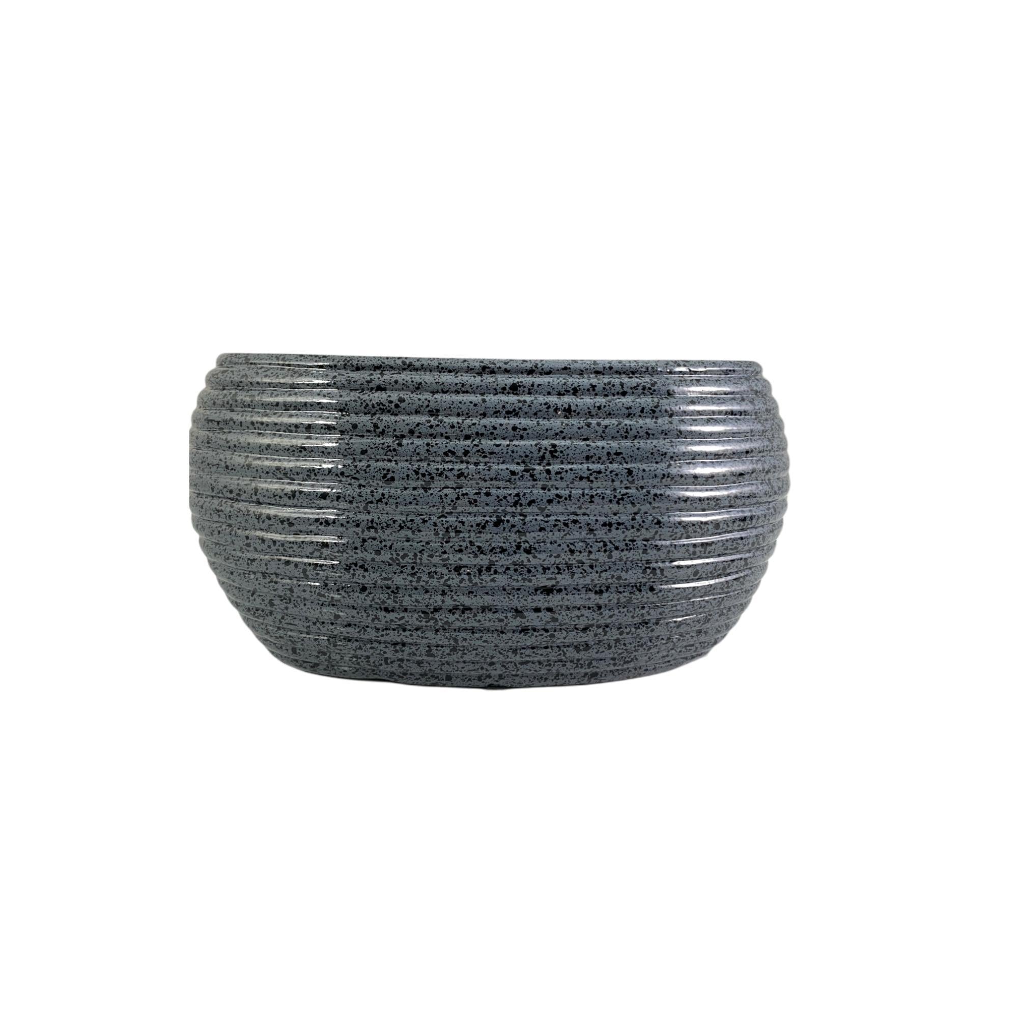 Florero C/Negro 21x12cm